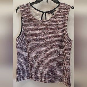 BANANA REPUBLIC KNIT SLEEVELESS DRESS SHIRT